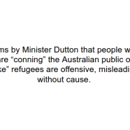 Response to Minister Dutton – ASC Media Release