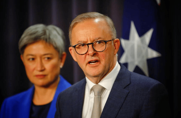 Minister Penny Wong and Prime Minister Anthony Albanese.