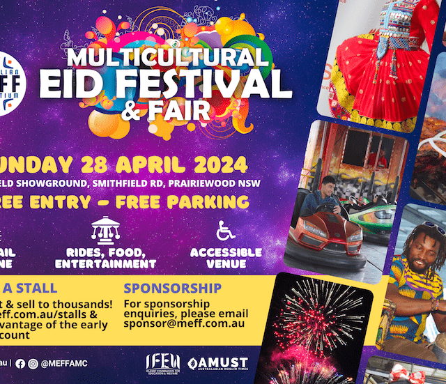 Multicultural Eid Festival poster