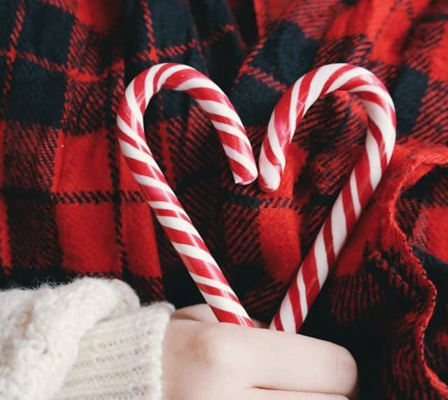 Candycane heart